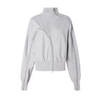 New Sweatshirts Irregular Design Off Shoulder Spliced Zippers Sweatshirt For Women