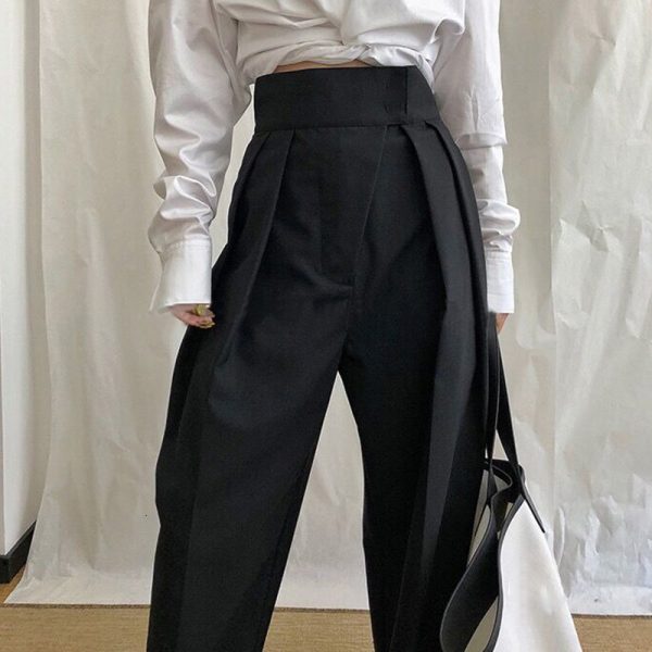 High Quality Women's Harem Pants Causal Loose High Waist Woman Pants