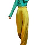 Breathable Quick Dry High Waist Solid Color Wide Leg Pants Women Pants Trousers