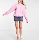 Plus Size Women's Clothing  Good Quality  Crew neck Drop shoulders Ribbed trims Hoodie