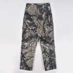 Casual Sexy Loose Camouflage Zipper Pocket High Waist Women Pants Trousers