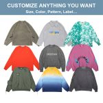 High Quality Double Layer Heavy  100% Cotton Street wear Hoodies Crew neck 3d Embossed print  Hoodies