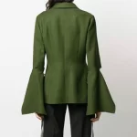 Notched Collar Long Sleeve Single Breasted Blazer Jackets For Women 2024