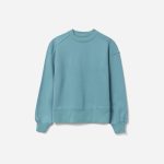 Premium Lightweight  Oversize  Classic Crew Neckline Dropped Shoulders Voluminous Sleeves Sweatshirt Relaxed Fit